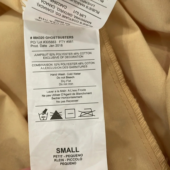 Ghostbusters Halloween Jumpsuit - Picture 5 of 6